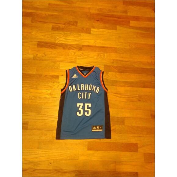 Adidas Kevin Durant NBA OKC Oklahoma City Thunder Jersey YOUTH Small S - Picture 5 of 5